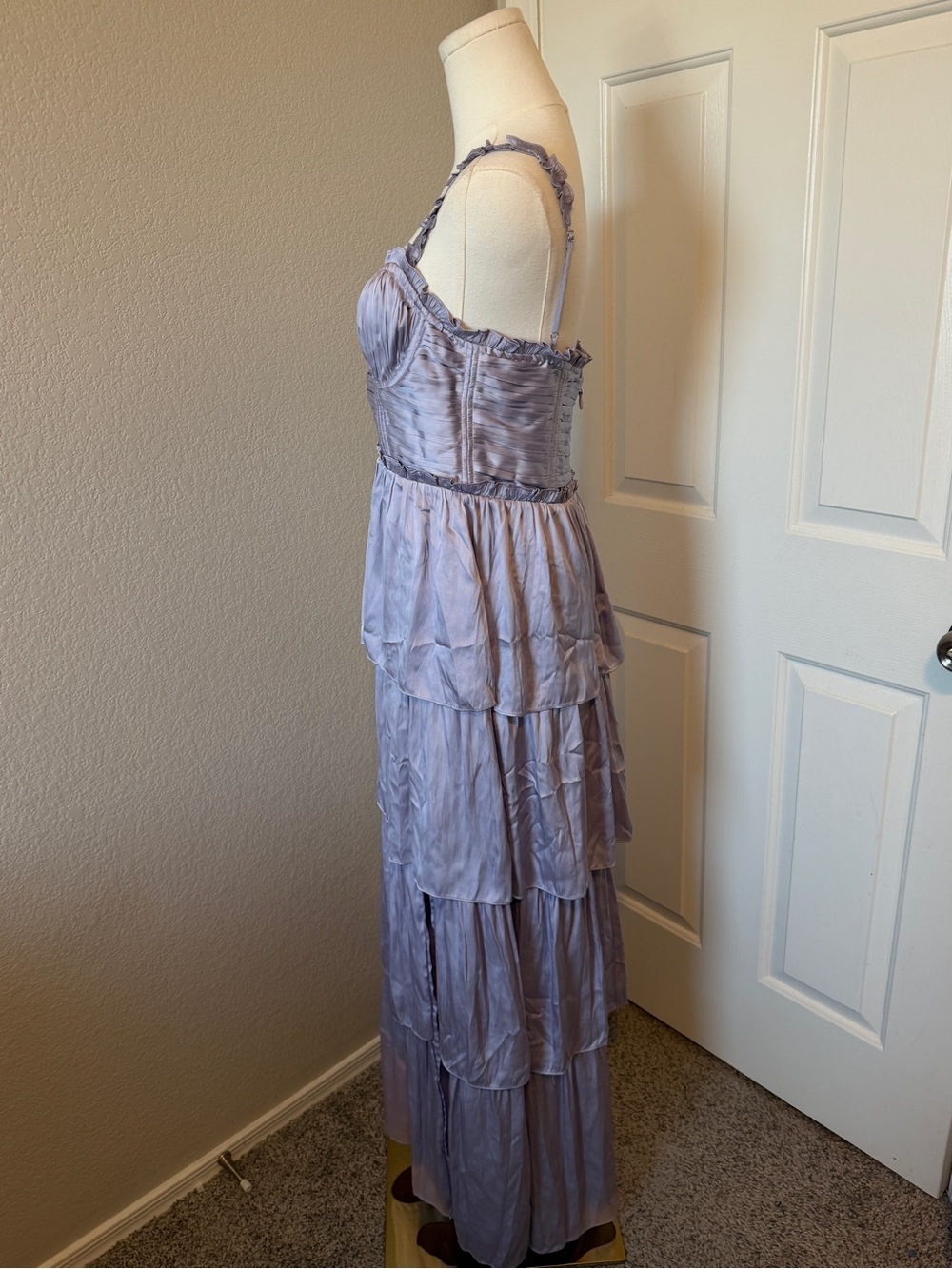Astr Lilac Sleeveless Dress - Picture 4 of 5